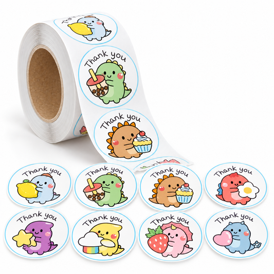 Stickers kawais dino (GRATIS)