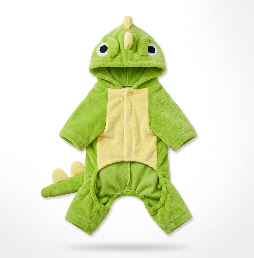 Ropa para mascotas de dinosaurio